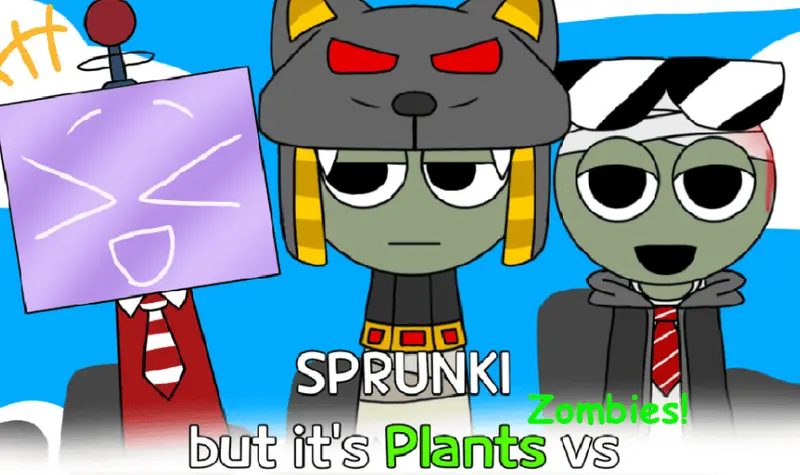 Sprunki Pvz Planter Mot Zombies