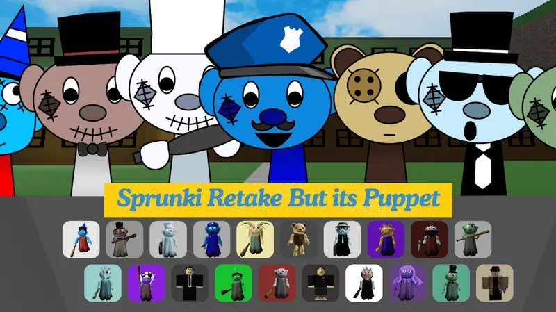 Sprunki Retake But Its Puppet